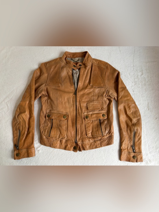 Banana Republic Jackets & Blazers - Banana Republic Cognac Leather Jacket
